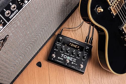 Miniatura 3 de IK Multimedia Pedal Tonex pedal estéreo de guitarra multiefectos y bajo con 150 preajustes, 15 PrePost FX, sintonizador, Tap Tempo, salida de