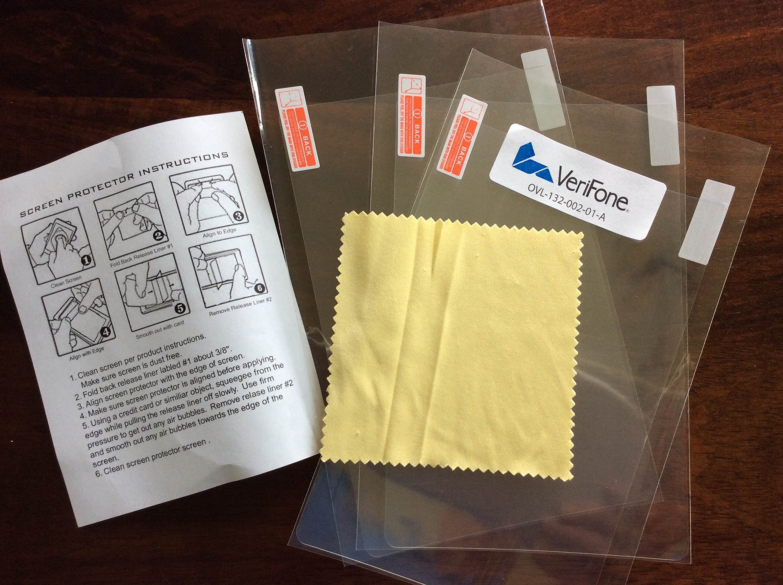 BSTRONGPack of Three Screen Protectors for the Verifone MX-915 Payment Terminal