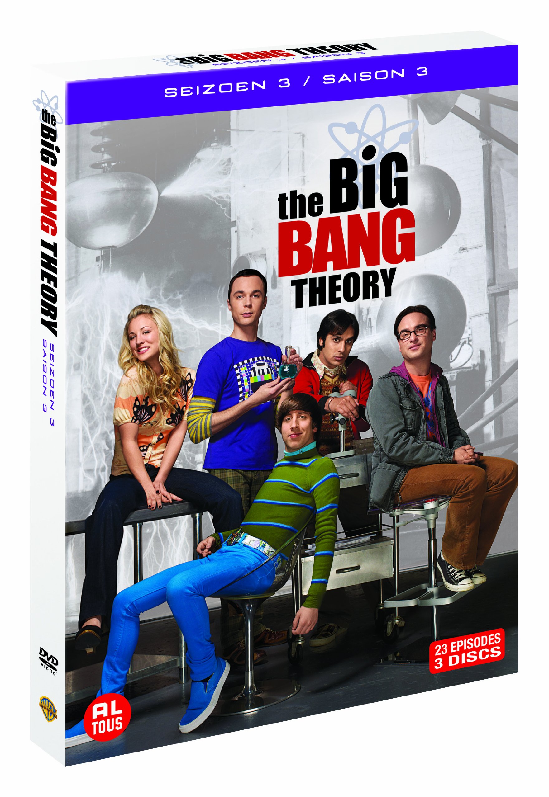 The Big Bang Theory - Saison 3 - Import Langue française: DVD et Blu ...