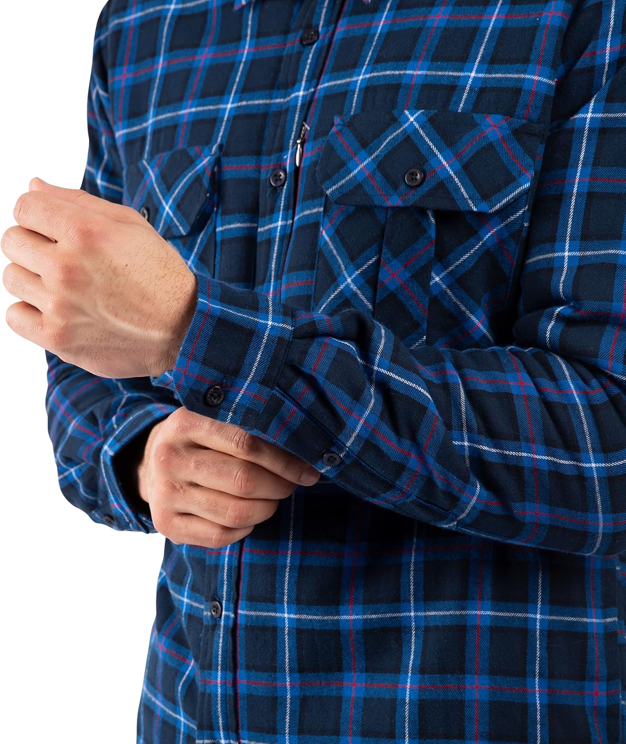 Trespass Mens Rapeseed Check Shirt (L) (Dark Blue)