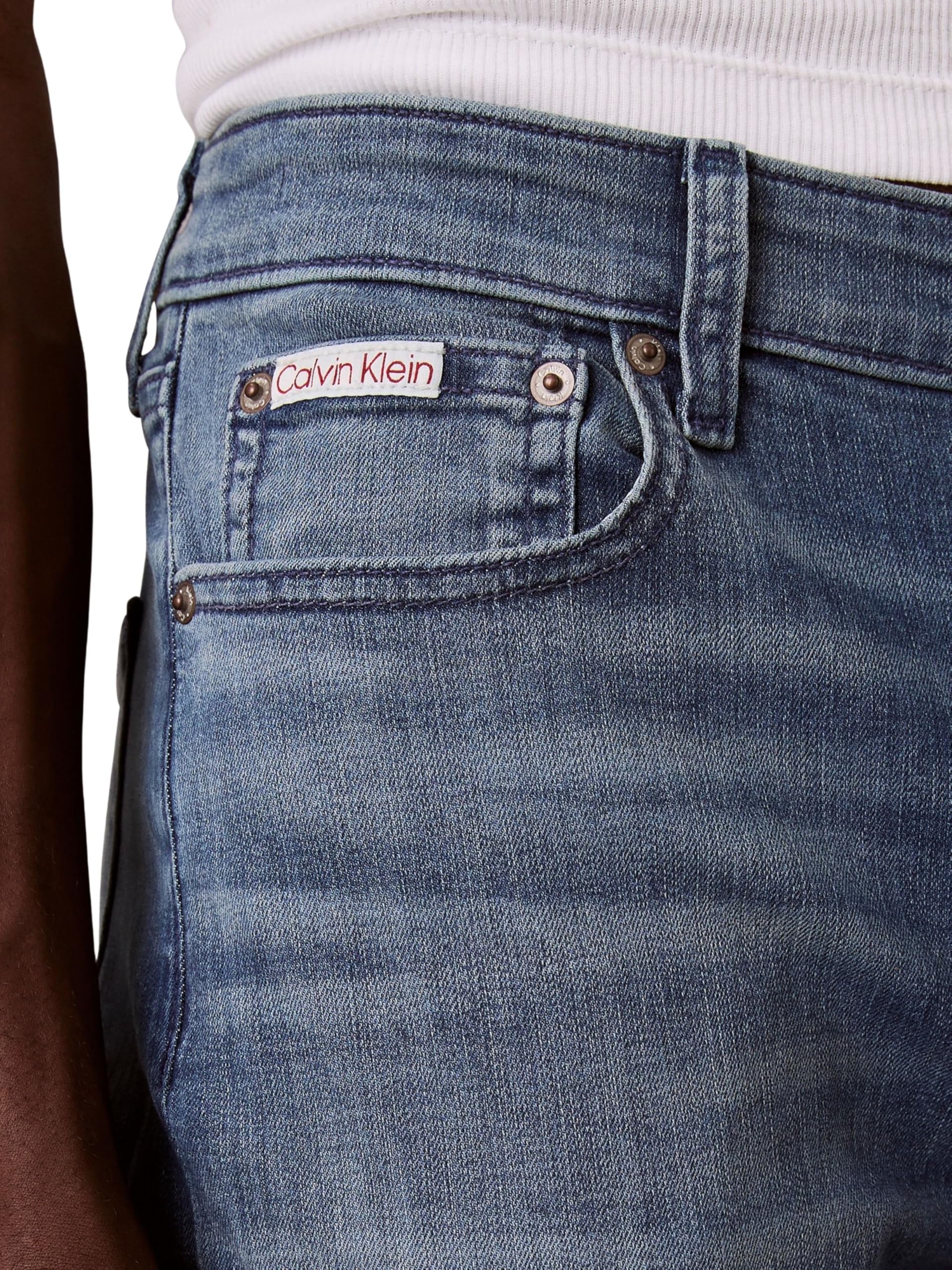 Calvin Klein - Slim Taper Embers Jean Lv04re781g, Jeans Unisex - Adulto