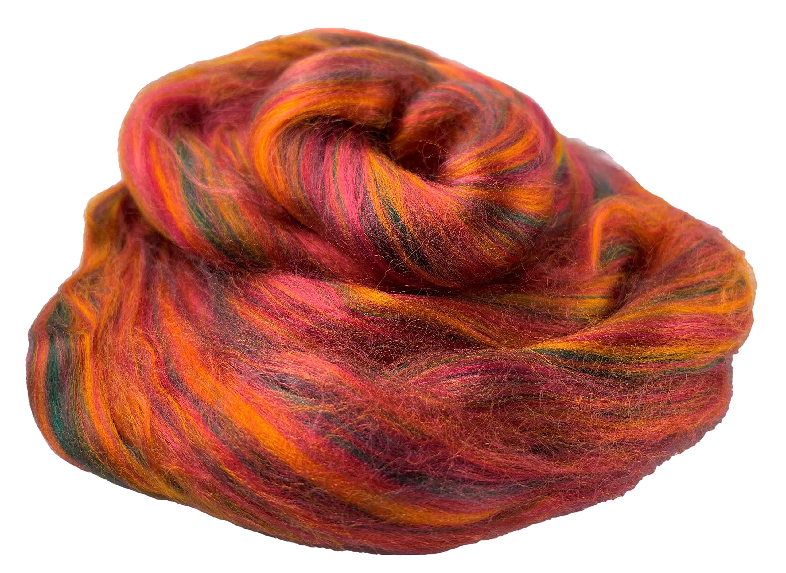 Bamboo Fibres (Choice of 5 Colours Each 25gms) for Felting, Spinning, Mixed Media etc (Amber Sheen)