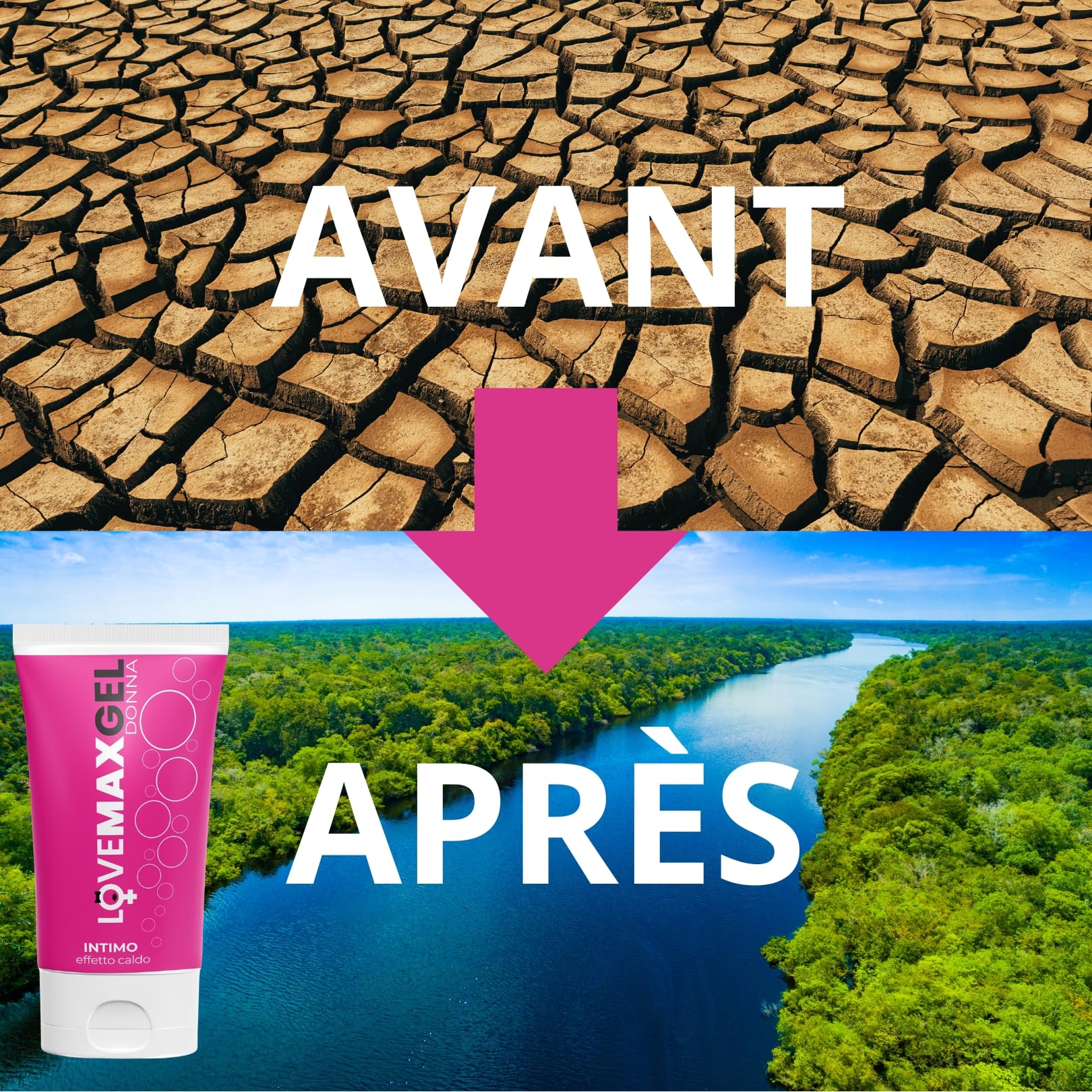 Gel lubrifiant excitant pour femme organisme intense clitoridien - Aphrodisiaque effet immédiat femme puissant - 50 ml