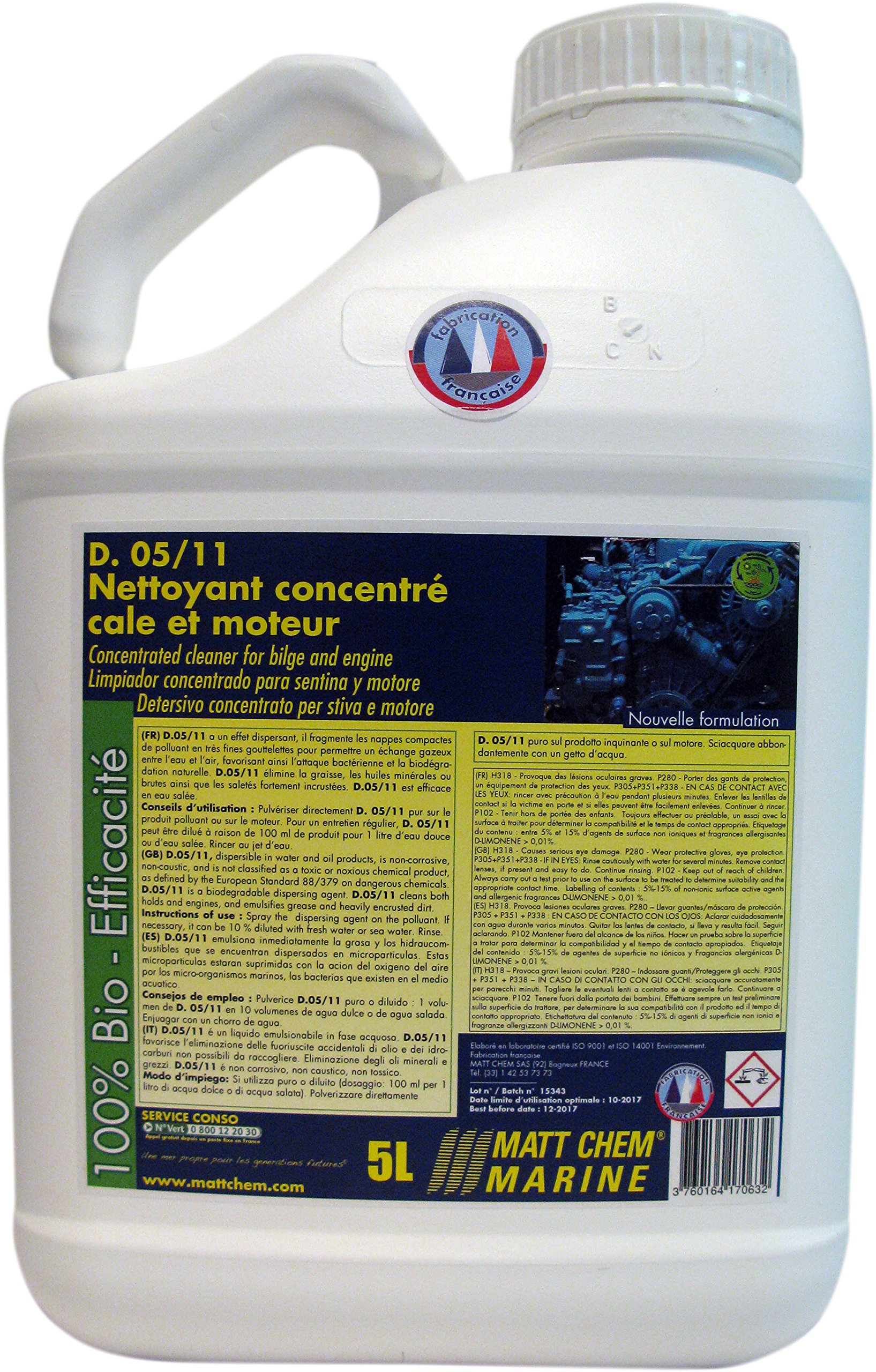 Matt Chem628 m.5 d.05/11 Engine Cleaner Concentrate for/Shim