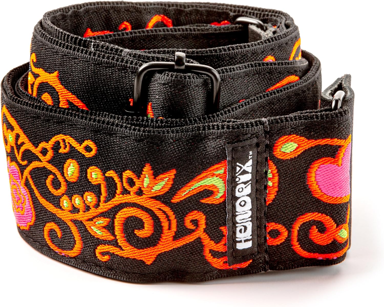Jim Dunlop Jimi Hendrix™ Blacklight Monterey Orange Strap