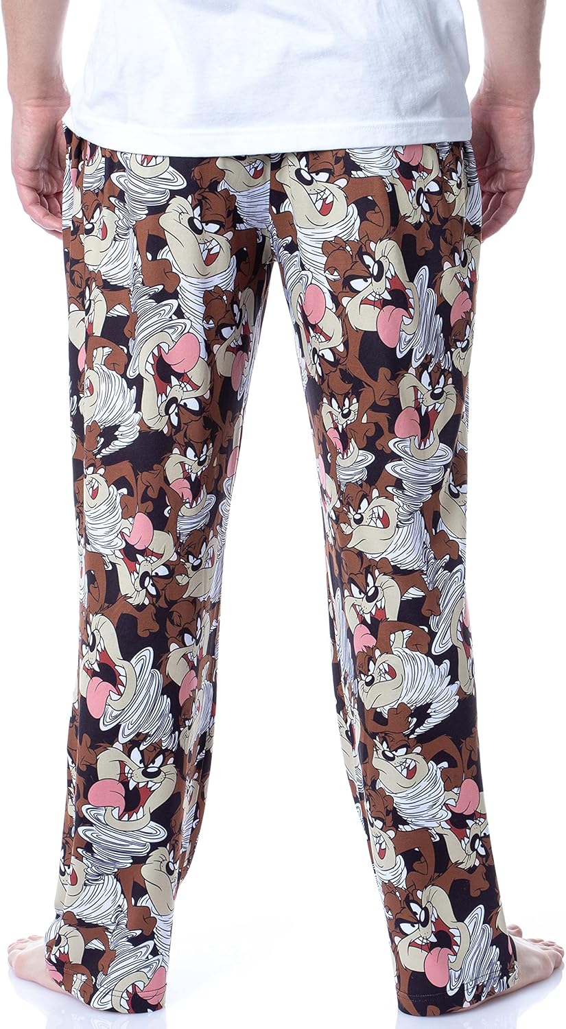 INTIMO Looney Tunes Mens' Character Tasmanian Devil Taz Sleep Pajama Pants - Image 5