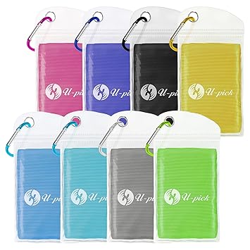 8 Packs Cooling Towel for Neck,Ice Towel,Microfiber Towel,Soft Breathable Chilly Towel Stay Cool for Yoga,Sport, Gym,Workout,Camping,Fitness,Running,Workout & More Activities (8pack Collection)