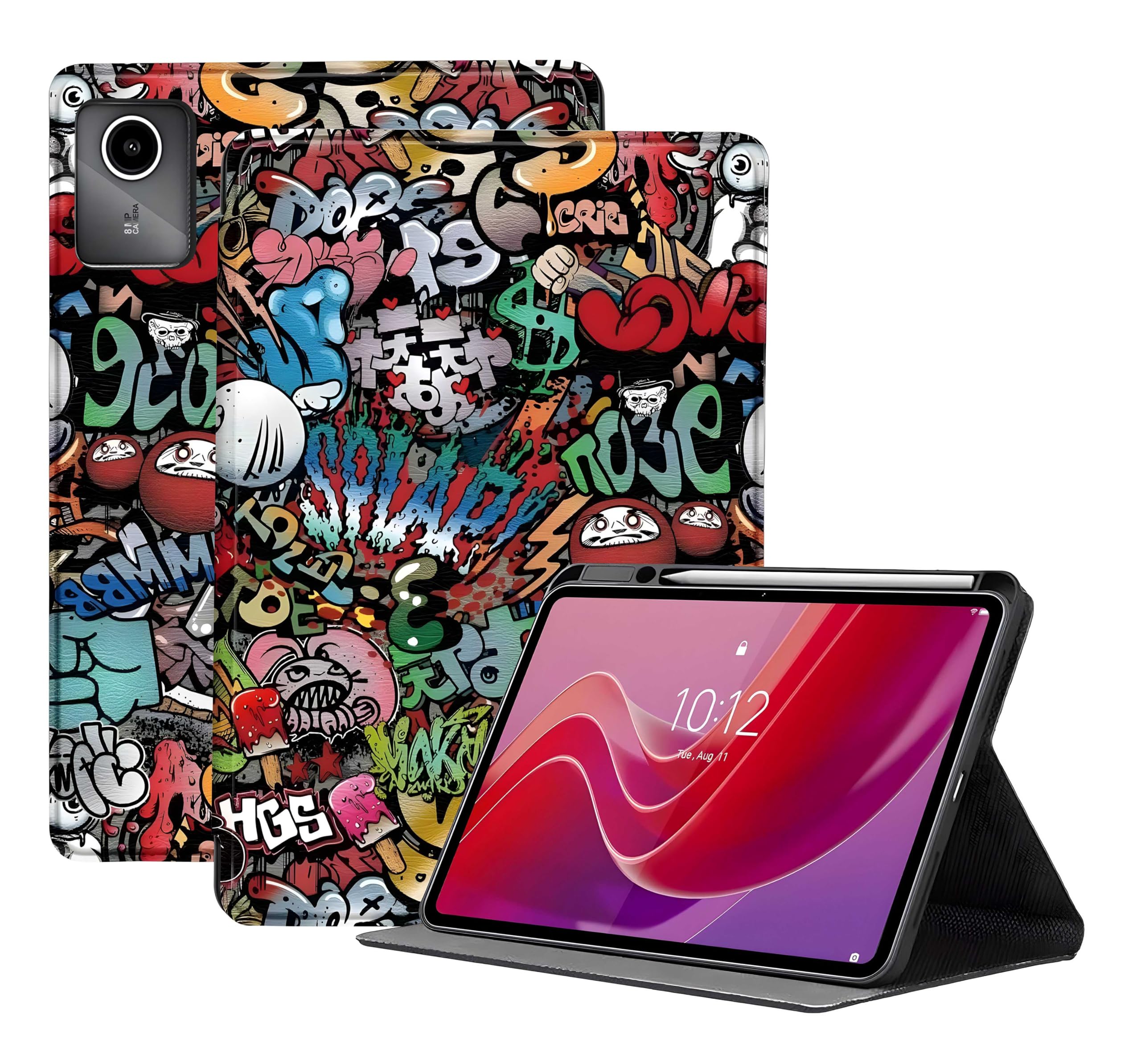 ProElite Book Cover Case for Lenovo Tab M11 11 inch Cover, Smart flip case Book Cover for Lenovo Tab M11 11 inch with Pen Holder, Hippy (B0DF29SBX5) Amazon Price History, Amazon Price Tracker
