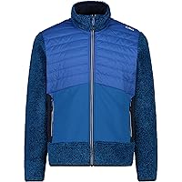 CMP - Giacca da uomo ibrida in pile Highloft, Zaffiro