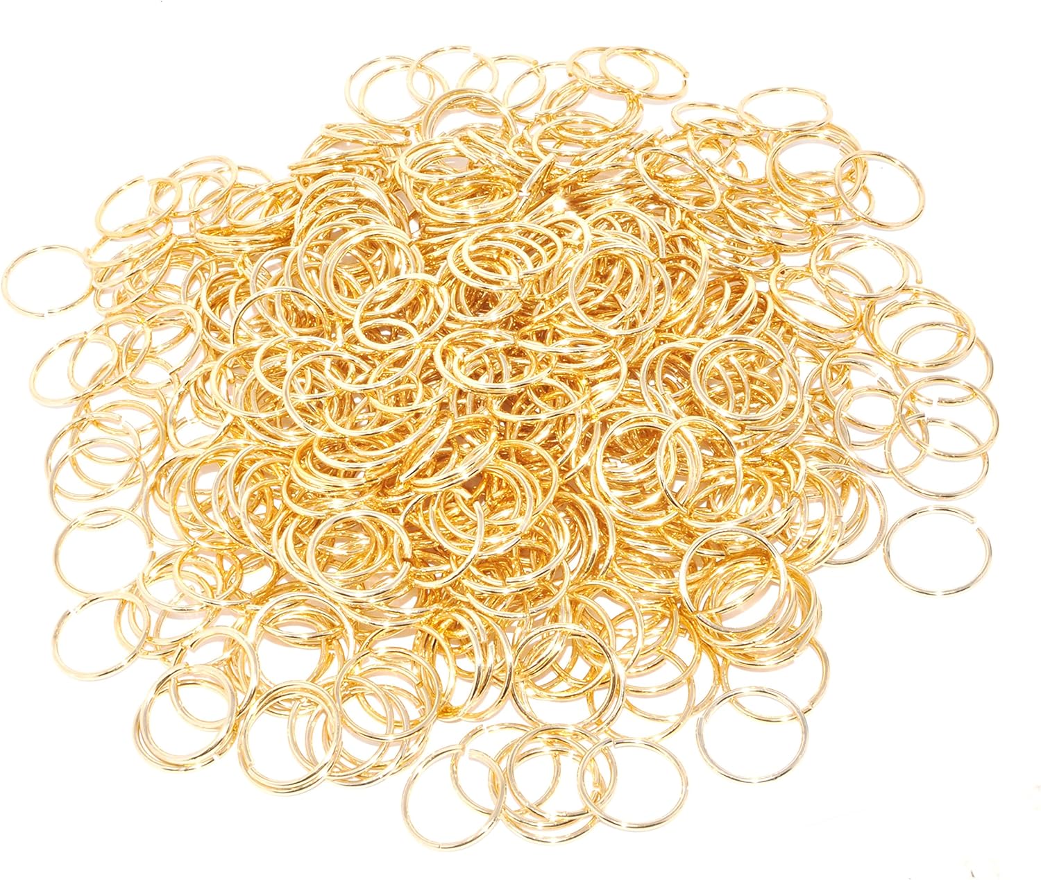 Mandala Crafts Bright Anodized Aluminum Open Jump Chain Maille Rings in