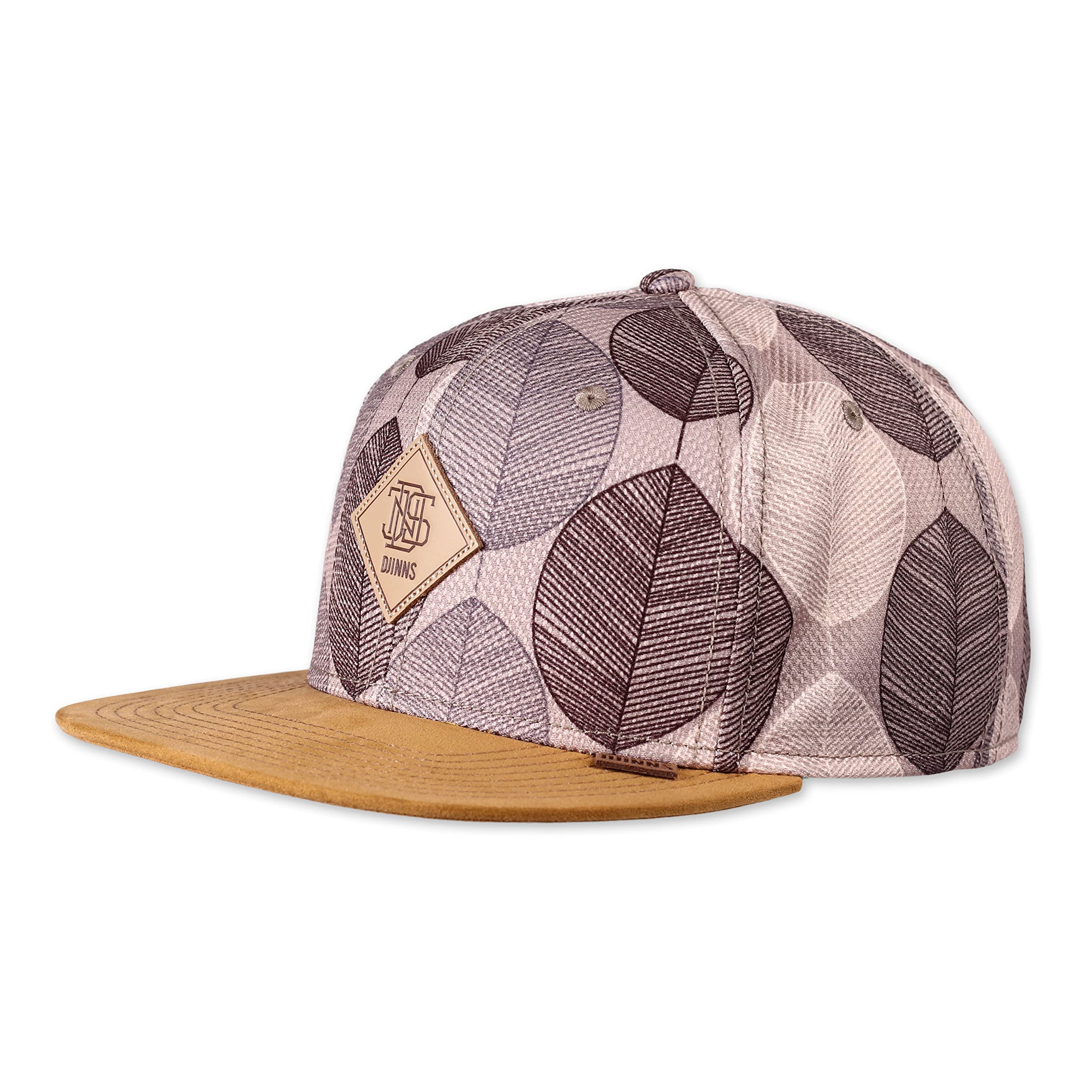 Djinns Mod Leaf Beige/Brown 6P Snapback Cap - One-Size