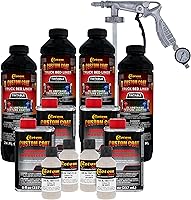 Vista 78 de Custom - Revestimiento protector de 1.5 galones (6 cuartos), para caja de camión,para rodillo, brocha o rociador con kit de aplicador de pincel