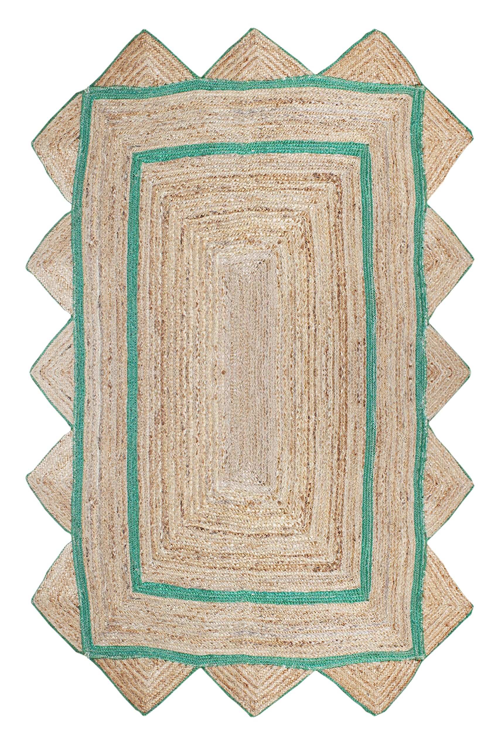 Tapis de sol bohème pour extérieur abrité et salon, ambiance chaleureuse en jute