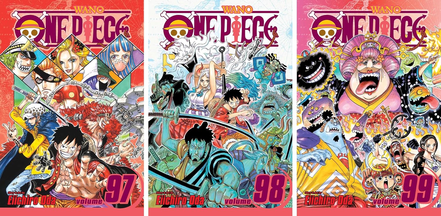 One Piece Series (Volumes 91-111) Manga Set, by Eiichiro Oda (21 Books)      Paperback – March 4, 2025