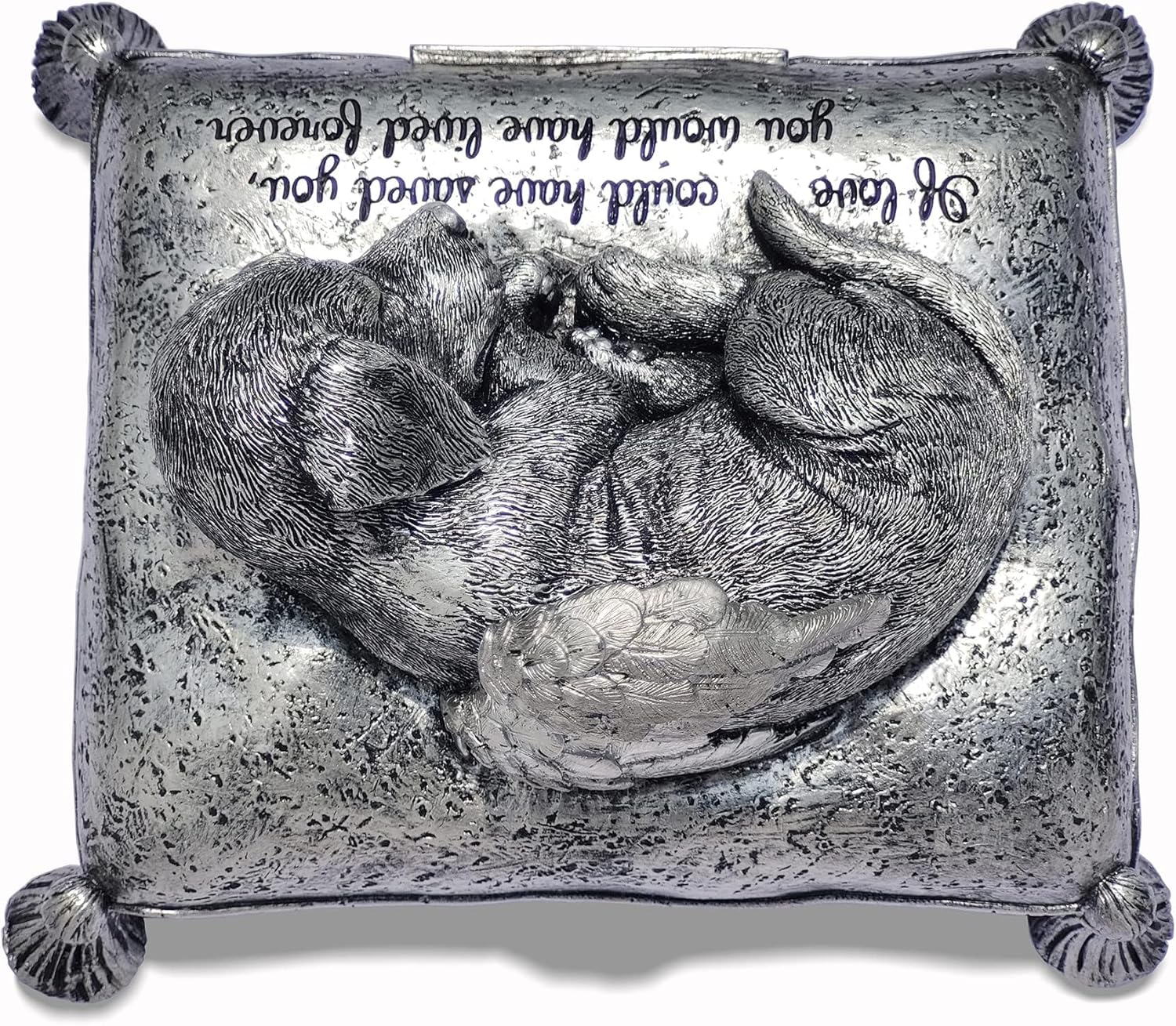 Pet Urns for Dogs Ashes - Memorial Angel Dog Urns for Ashes with Personalized Engraving Your Pet's Name, Date