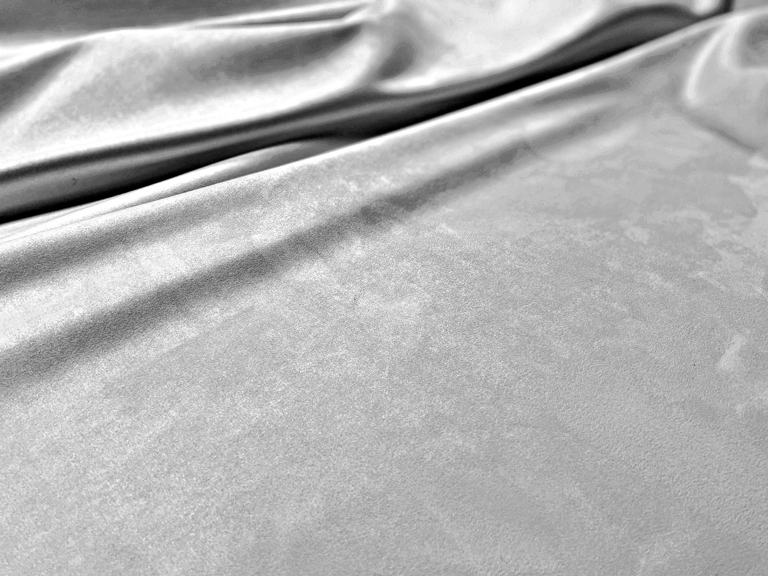 Platinum Gray Microfiber Upholstery Faux Suede Passion - 60" Wide - by The Yard