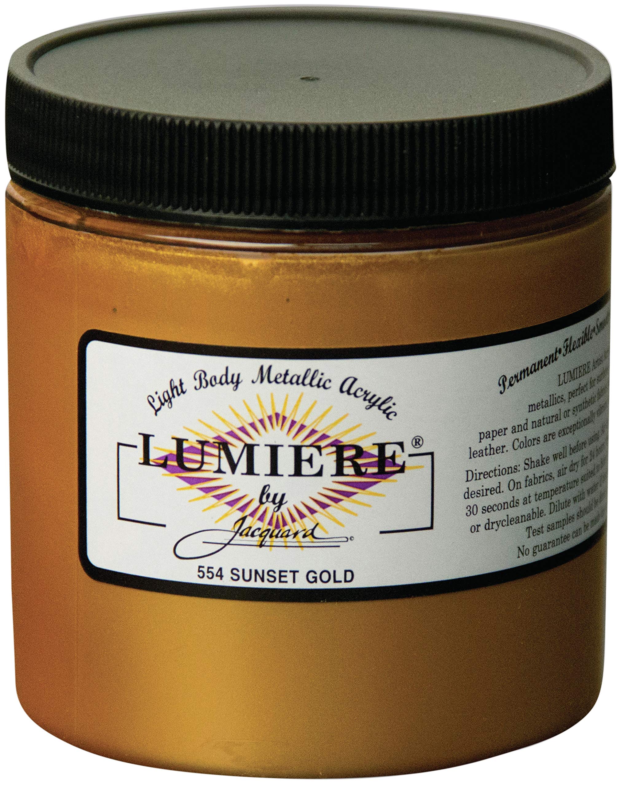 Jacquard Lumiere Metallic Acrylic Paint Snst Gold