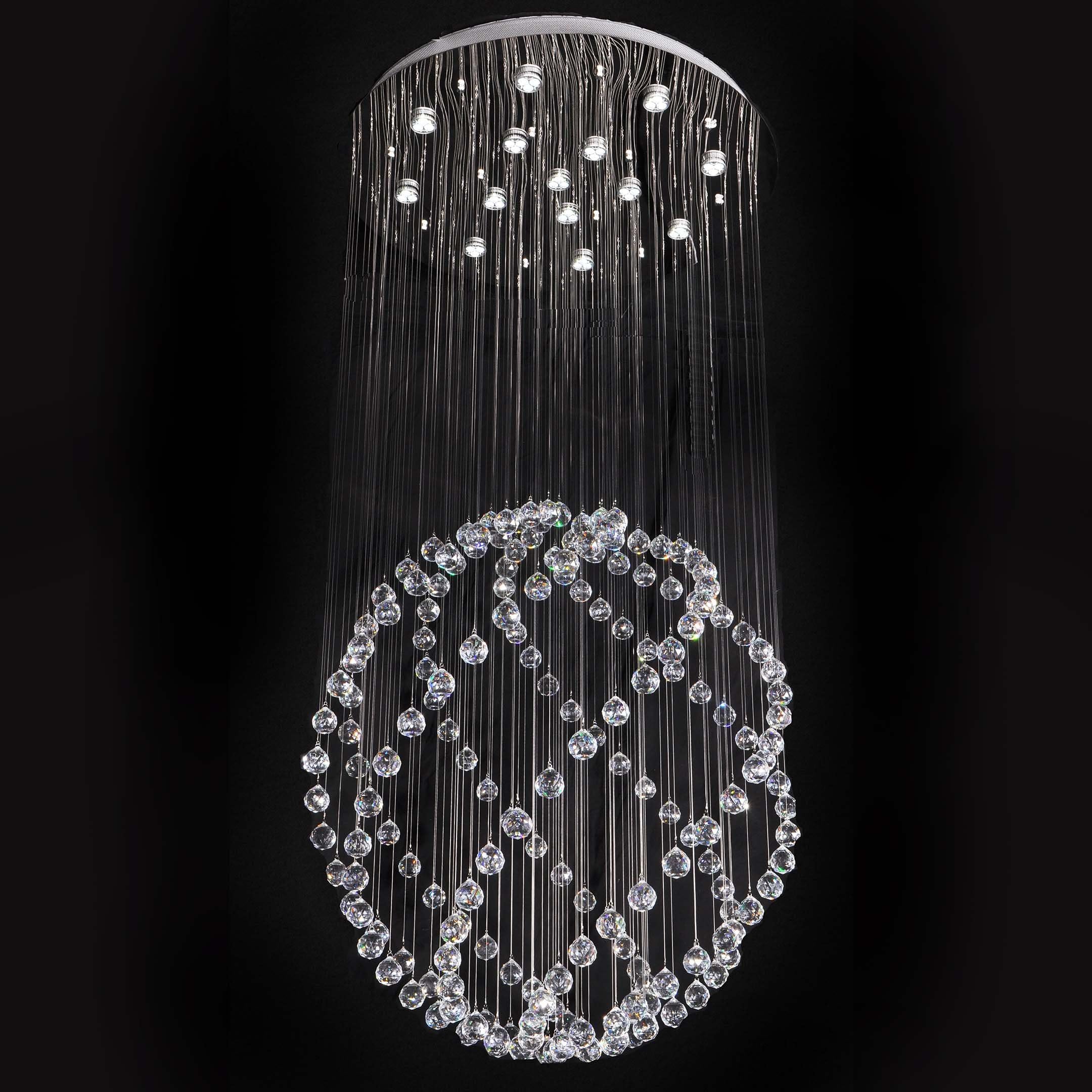 Contempo Collection - Contemporary Chandelier - Downlight