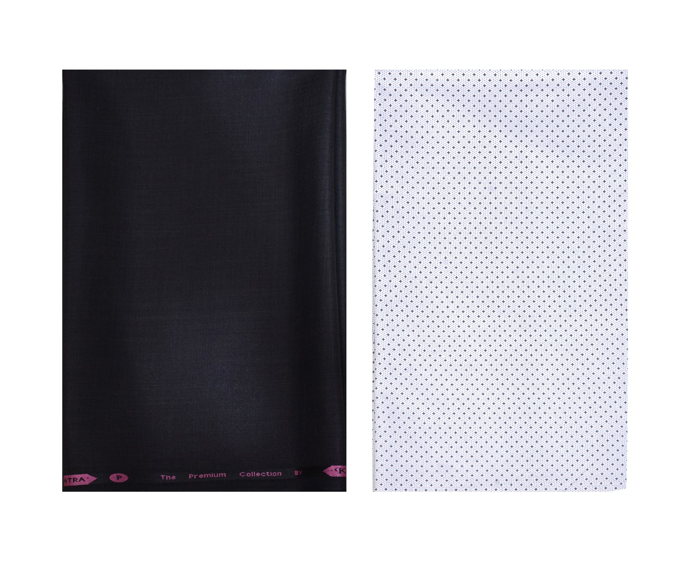 kundan sulz gwalior Men's Executive Pure Cotton Printed Shirt Piece & Fancy Black Formal Trouser Fabric Combo Set ( 1 Pant and Shirt Piece for Men ) (1.20 & 1.60 Meters)-picture-34