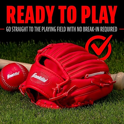 Miniatura 7 de Franklin Sports RTP - Combo de guante y pelota para teeball