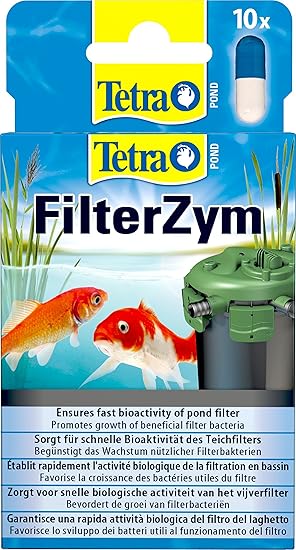 Image Tetra Pond FilterZym Bacteria Supplement, Ensures Immediate Bioactivity of Pond Filter, 10 Capsules Image Tetra Pond FilterZym Bacteria Supplement, Ensures Immediate Bioactivity of Pond Filter, 10 Capsules