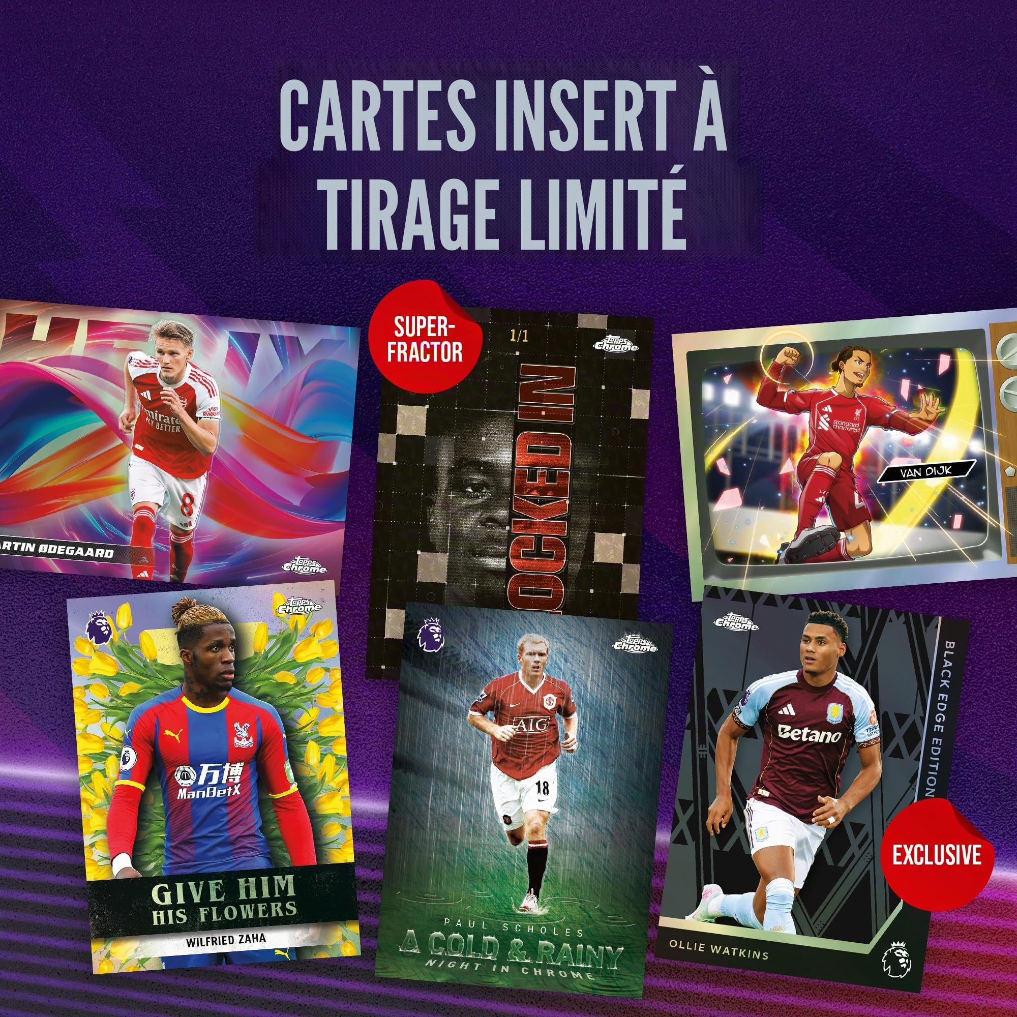 Topps Premier League 2026 Ballon de Football chromé Boîte économique Scellé en Usine
