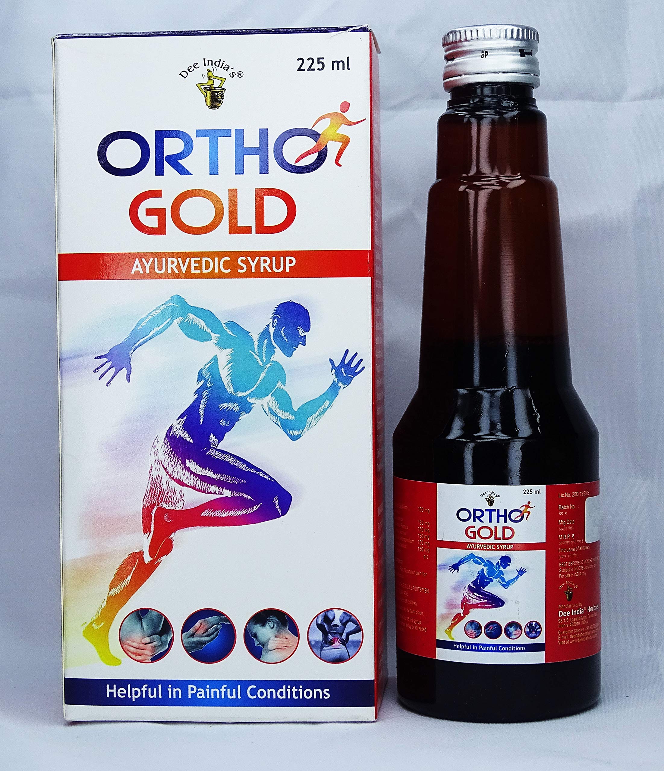 Ortho_Gold_Syrup for Muscle and Joint Pain | Helpful in Painful Conditions (B08KW1RVLV) Amazon Price History, Amazon Price Tracker