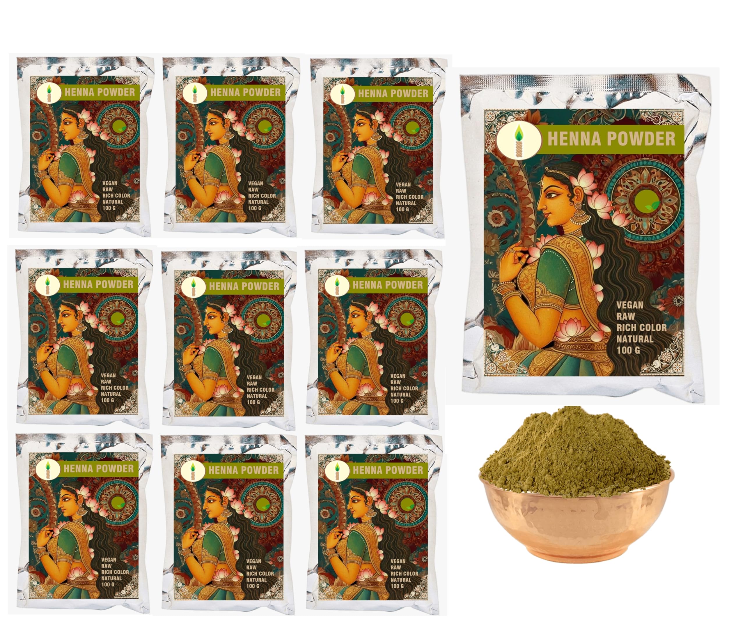 Green Junction Pure & Natural Henna Powder,Hair Colour (100 g)-image-16