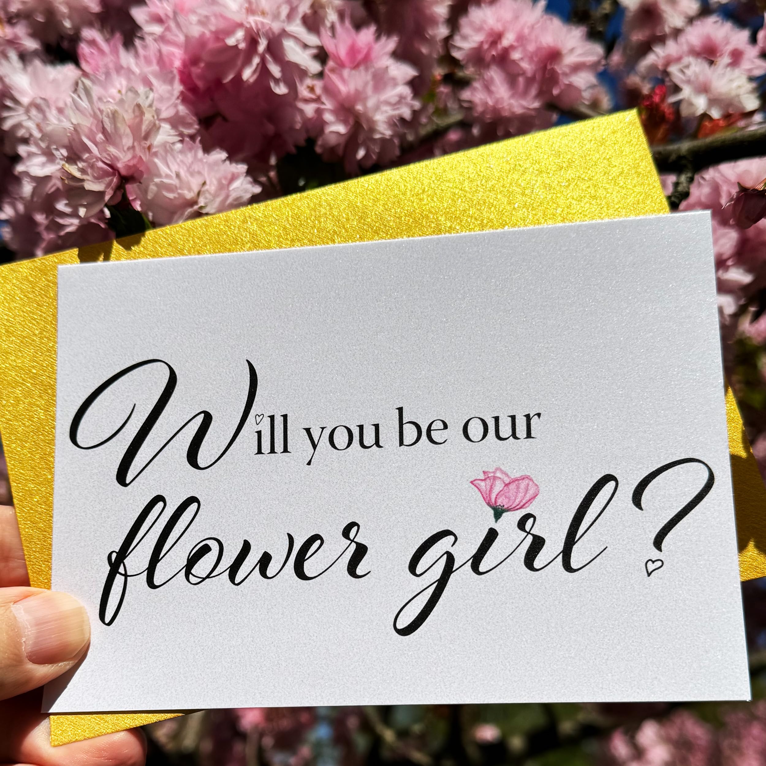 Amazon.com: PepperZone Will You Be Our Flower Girl Card, Cute
