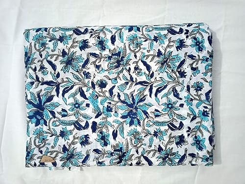 Miniatura 5 de Hand Block Printed Indian Soft Cotton Fabric by The Yard Printed Fabric for Kurti DressCushion Cover Material 25 Yards