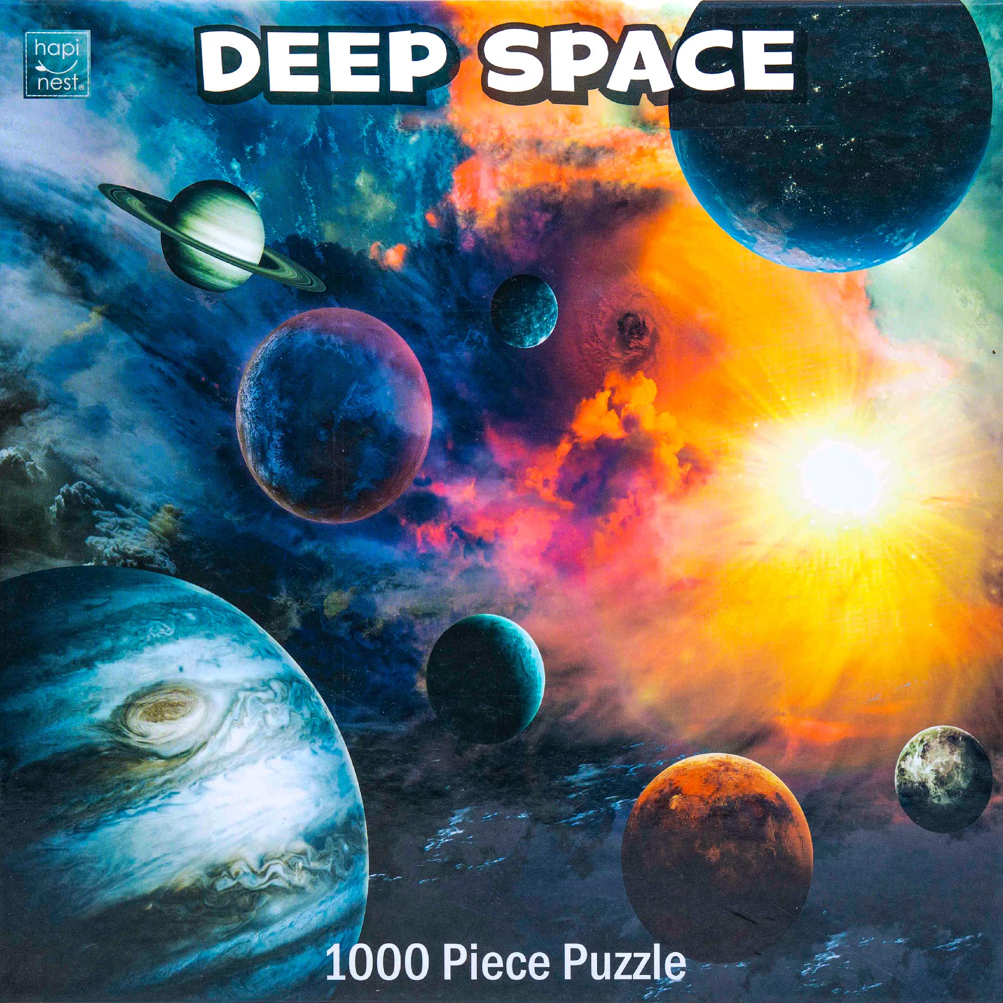 Hapinest Deep Space Galaxy Puzzle for Adults Teens and Kids - 1000 Pieces