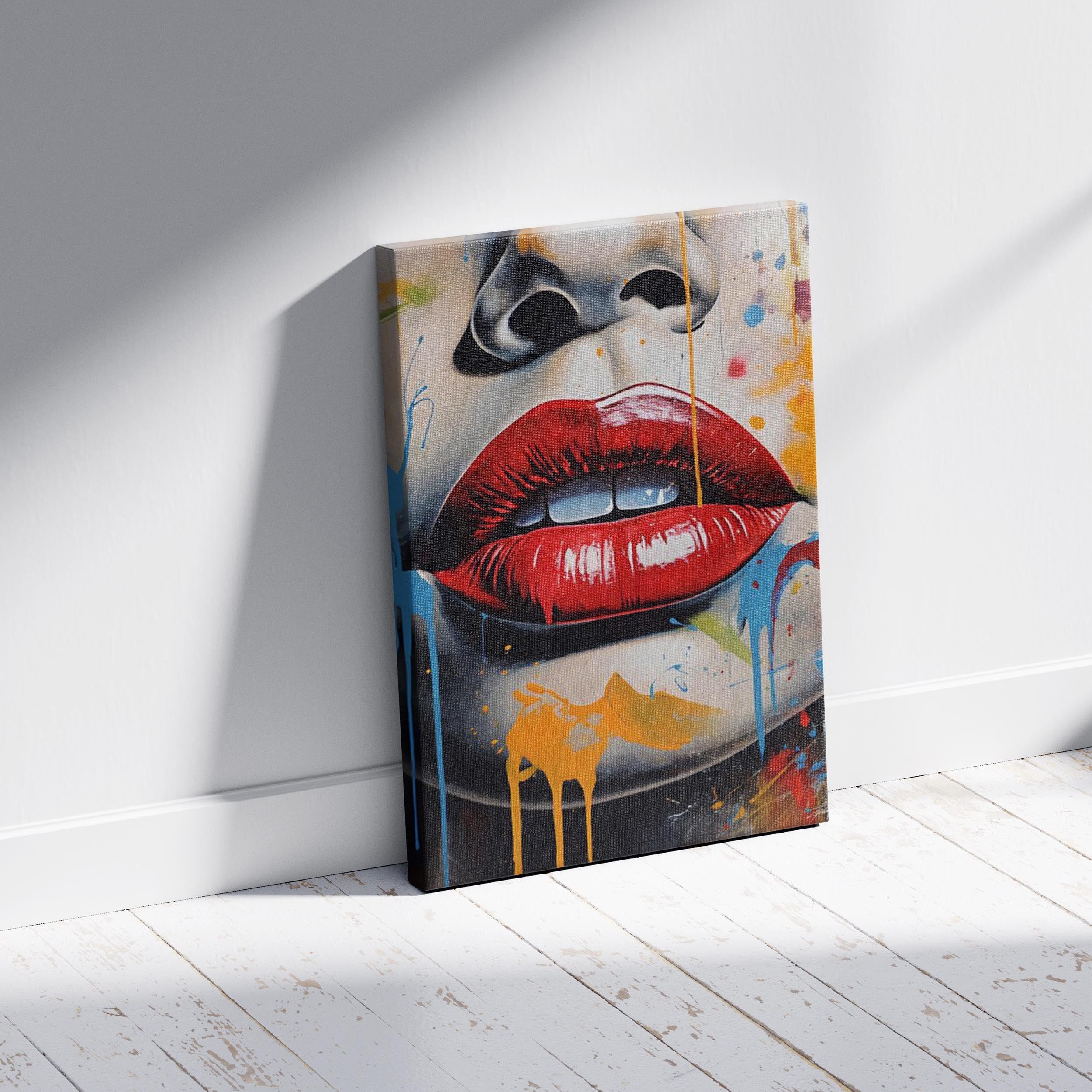 Impression sur toile abstraite graffiti et affiche mode 80x120 cm - 8