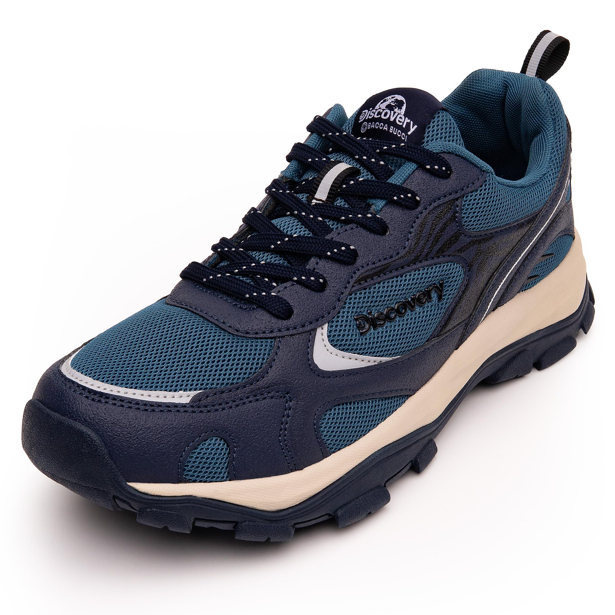bacca bucci x Discovery Trek 0.1 Men's Trekking & Trail Hiking Shoes | All-Terrain Outdoor Sneakers with Ortholite Eco Insole & Chunky Grip Sole-picture-21