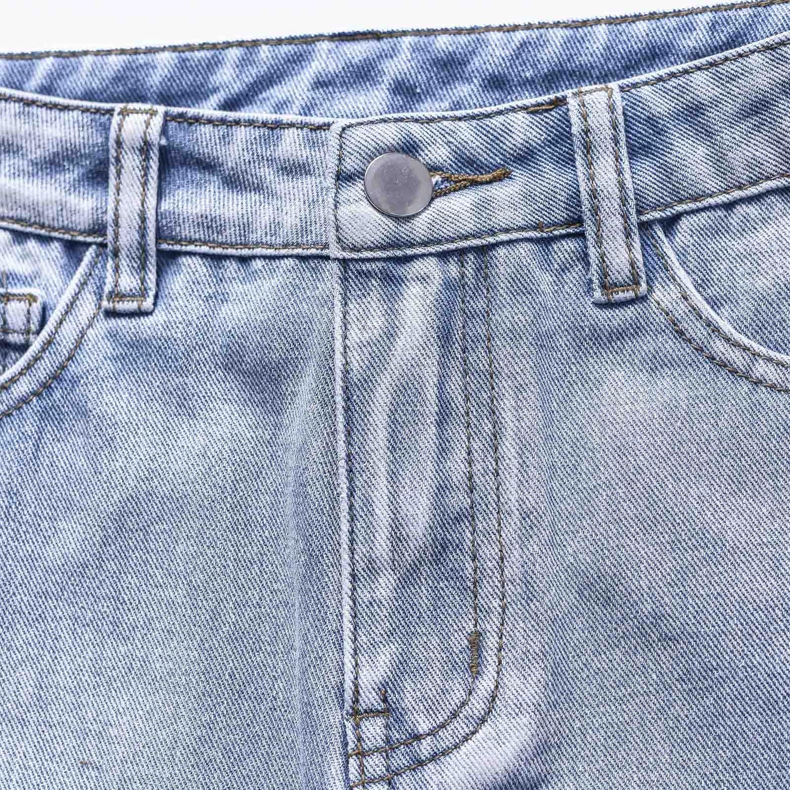 Genérico Vaqueros Niño 5-14 Años Regular Fit Pantalon Vaquero Adolescentes Chico Cintura Elastica Moda Hippies Streetwear Jeans Pantalones Vaqueros Cargo Denim Stretch Otoño 2026