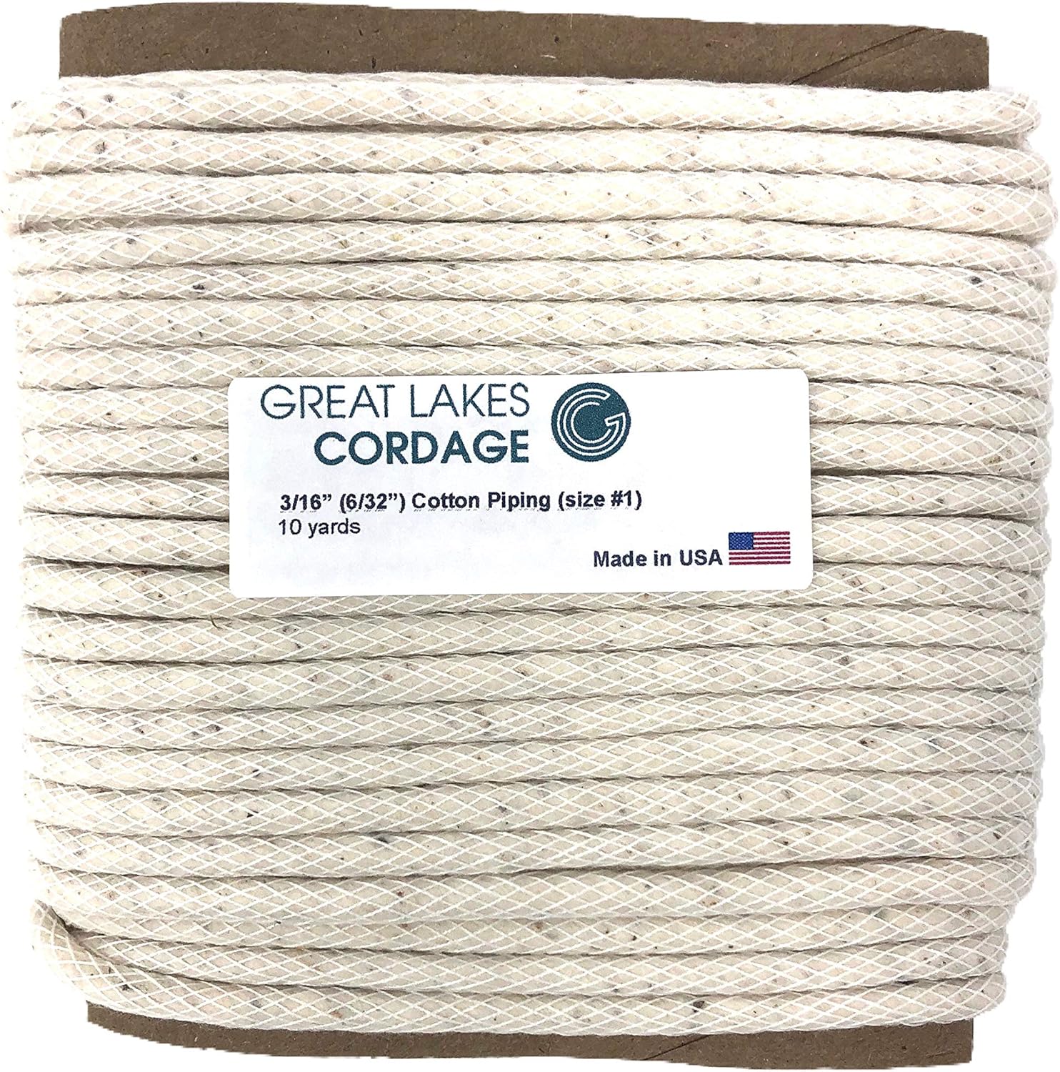 Cotton Piping Cord Size 1 (3/16")(6/32") 70 Yards : Arts, Crafts & Sewing