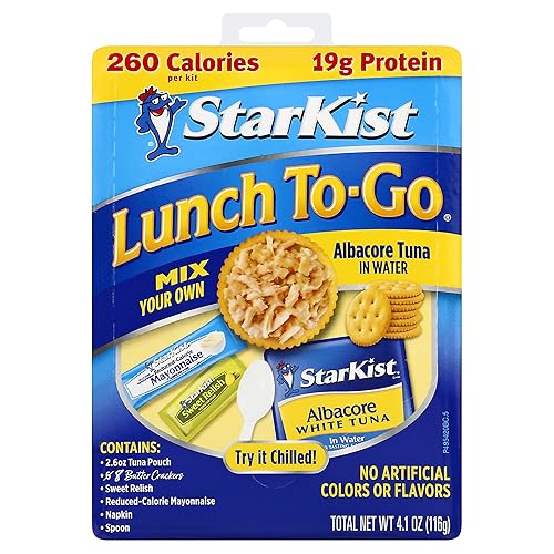 StarKist Charlie's Snack Kit - Trozo de atún ligero en agua