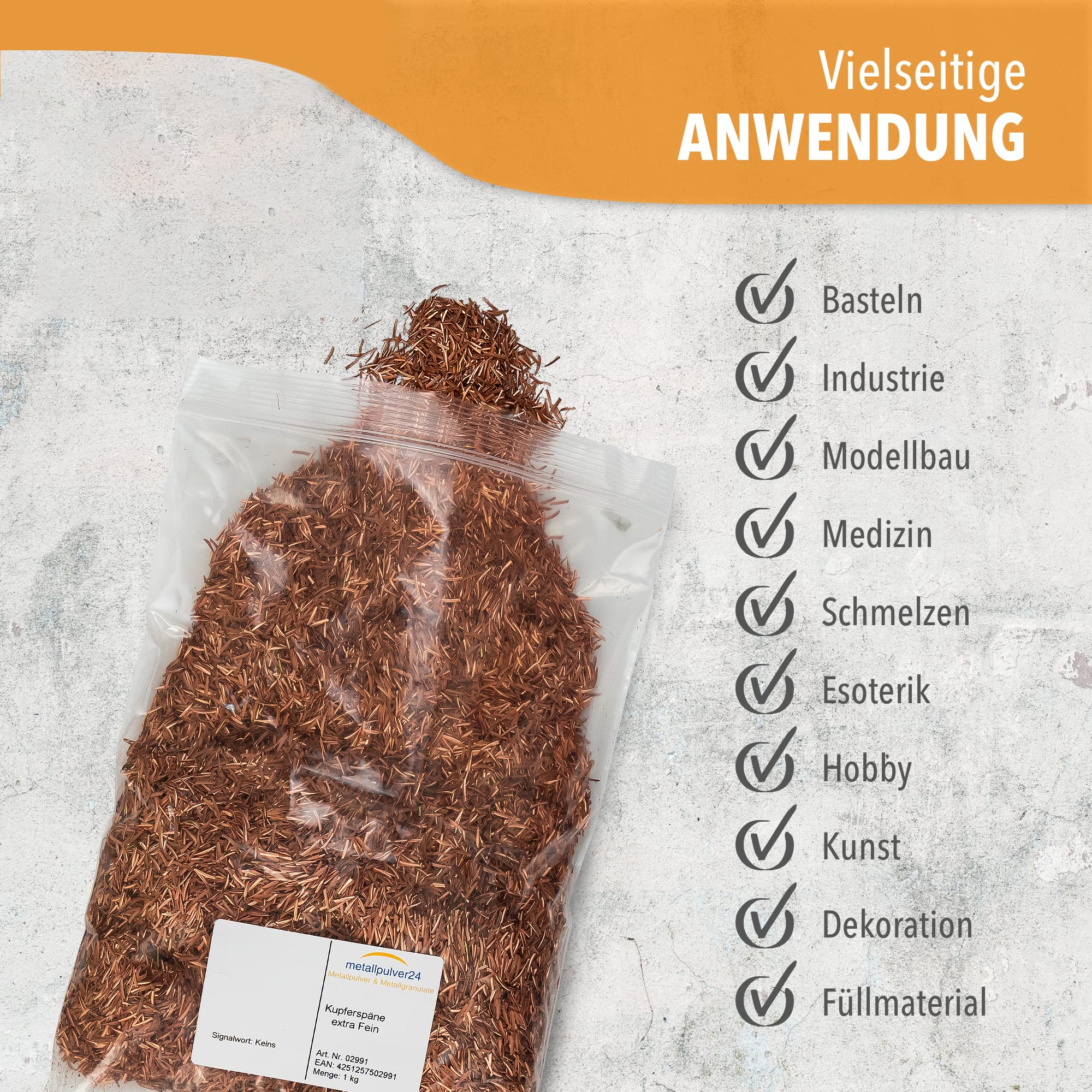 wióry miedziane 1 kg