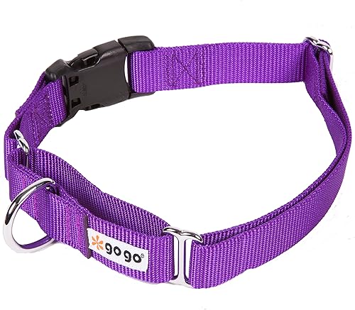 Vista 91 de GoGo Pet Products GoGo - Collar de perro Martingala de 3/8 pulgadas, talla XS, color naranja