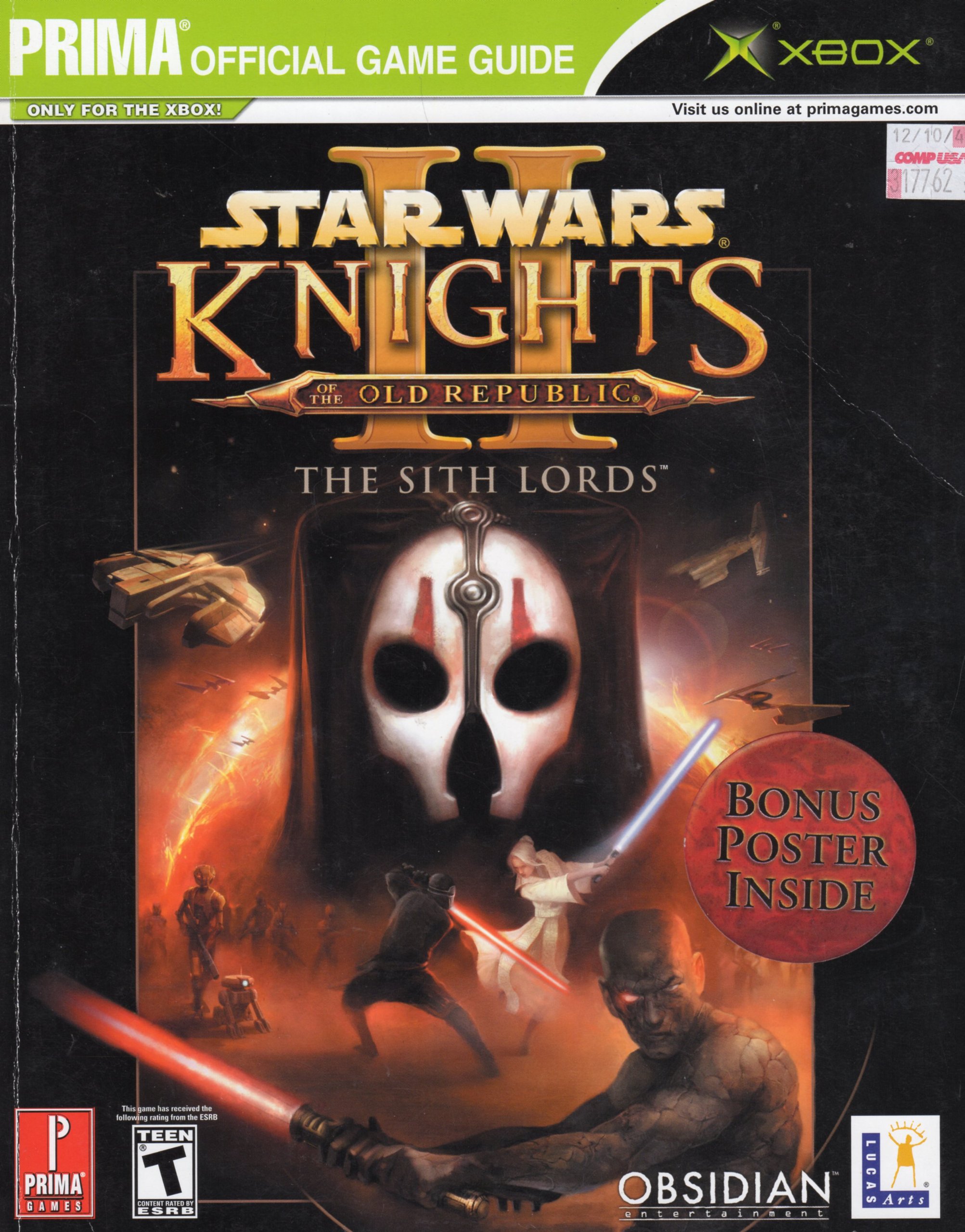 Buy Star Wars Knights of the Old Republic II: The Sith Lords: Prima Official Game Guide — BookShops.in