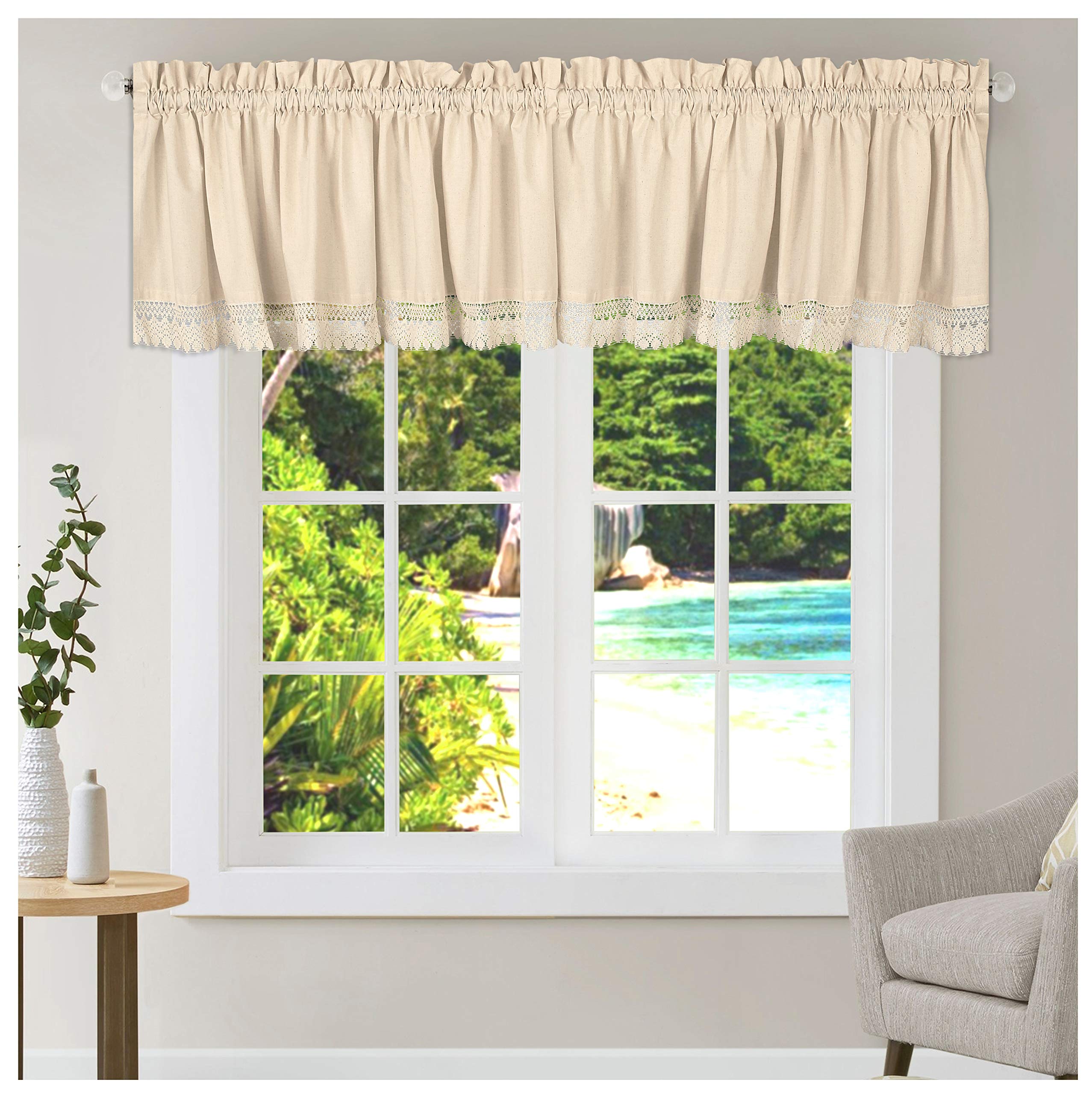 valance with curtains