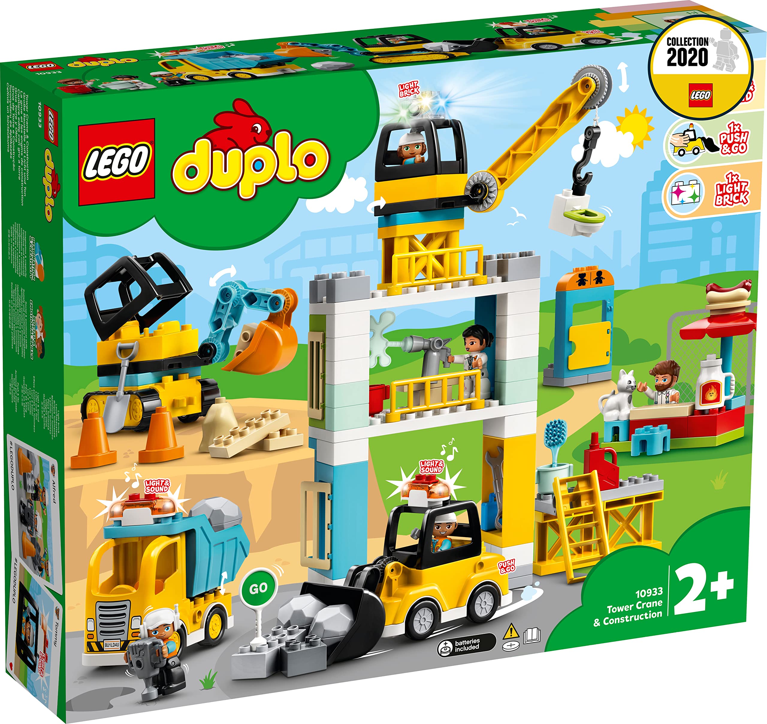 LEGO 10933 DUPLO Town Große Baustelle mit Licht und Ton