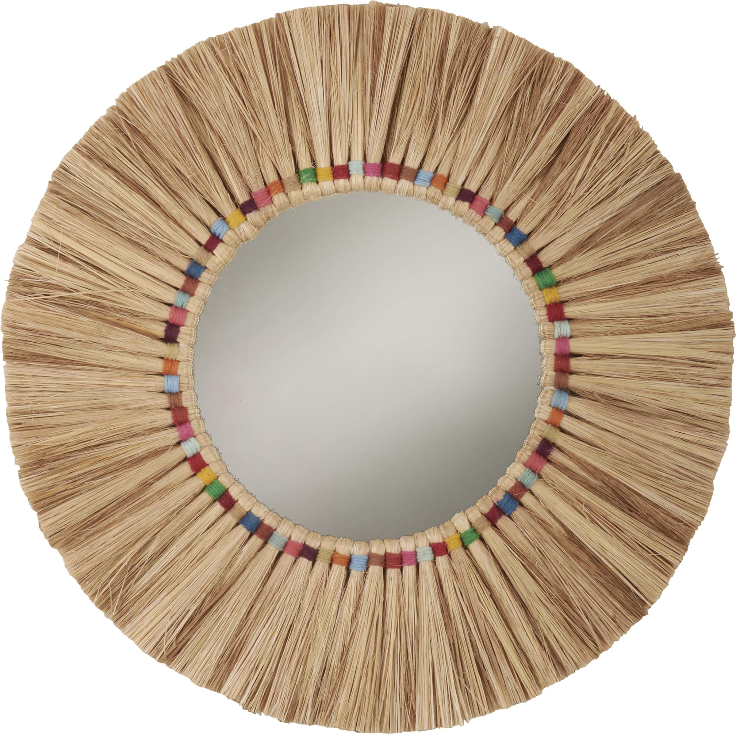 Miroir Rainbow Munja Grass pour salon bohème chic