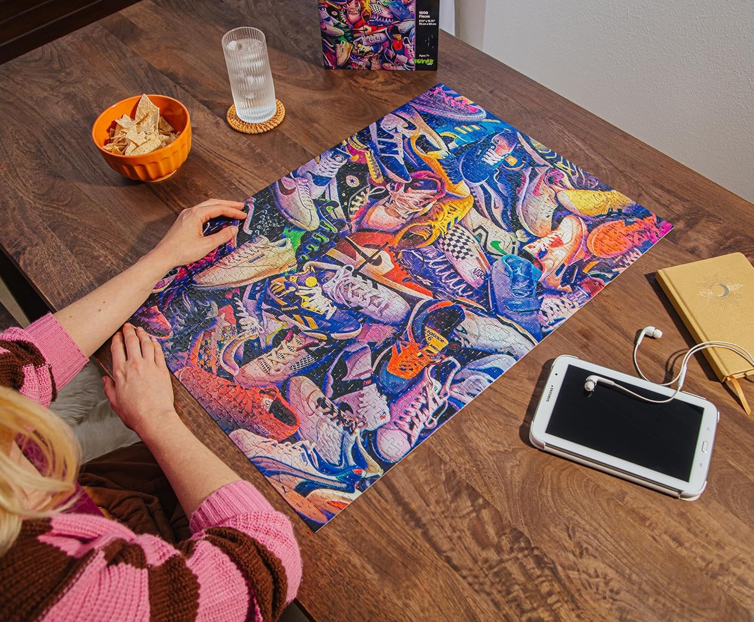 Sneakerheads 1000-Piece Jigsaw Puzzle | Fun Brain Teaser, Toys & Games | 28 x 20 Inches
