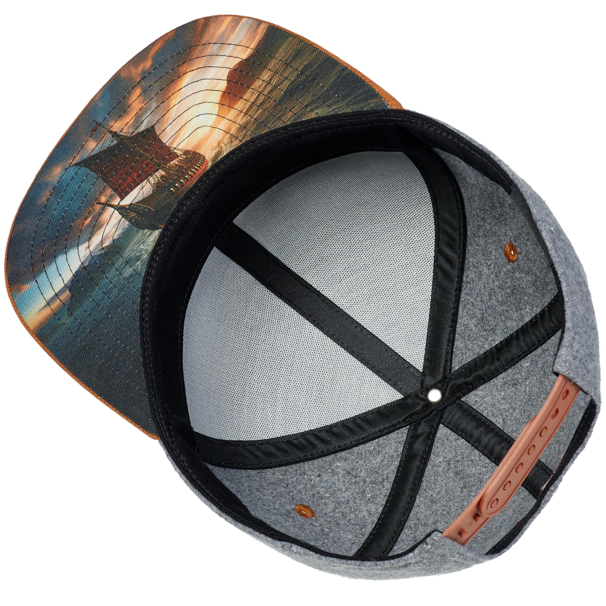 Cadency® Czapka snapback, męska i damska, czapki, czapka baseballowa, baseballówka z prostym daszkiem, regulowany rozmiar, uniseks, Rozmiar uniwersalny