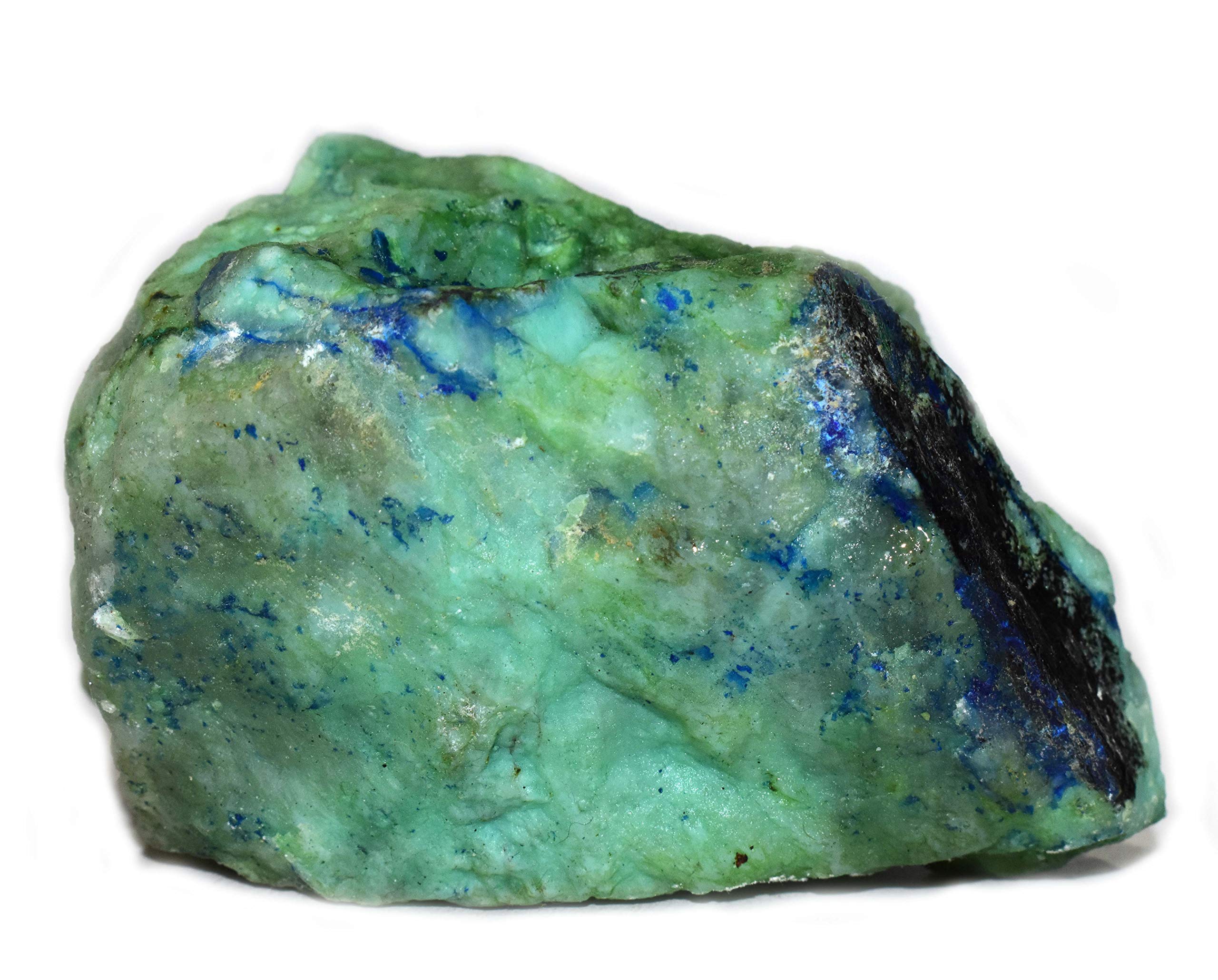 Healings4u Raw Rough Stone Azurite with Malachite 50 Gm Natural Healing Crystal Chakra Balancing Vastu Stone (B07VH47ZRJ) Amazon Price History, Amazon Price Tracker