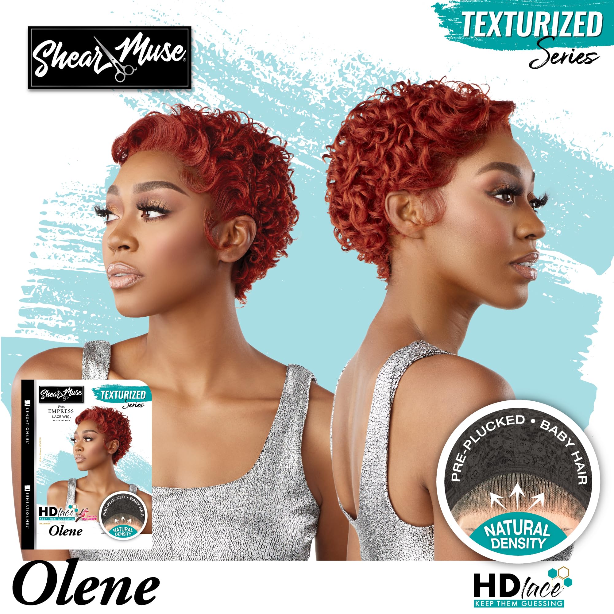 Amazon.com : Sensationnel Shear Muse LaceWig-Olene, CREAMBLONDE