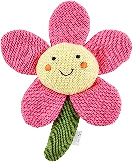 Mud Pie Kids Pink Flower Rattle