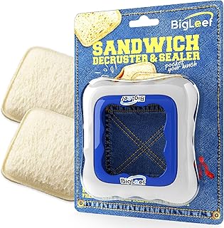 Uncrustable Sandwich Cutter and Sealer - PBJ Sandwich Cutter for Kids Lunch - Make & Freeze DIY Pocket Minis - Homemade Un...