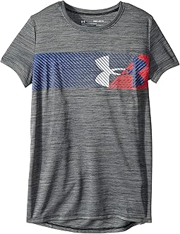 Hybrid Big Logo Short Sleeve (Big Kids)