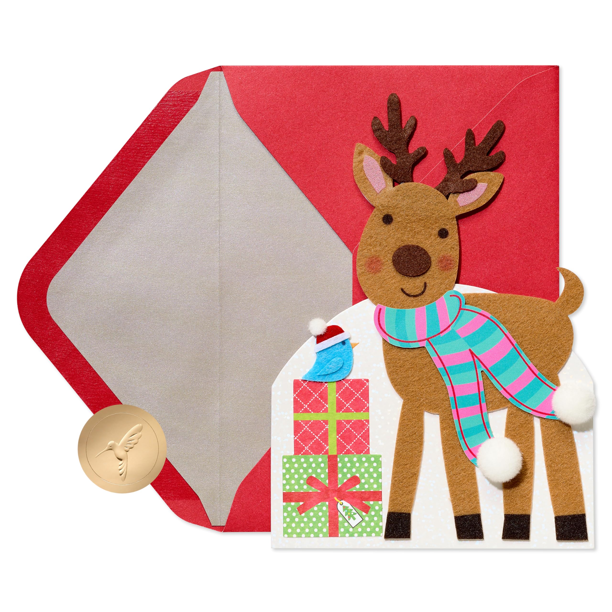 Papyrus Cute Reindeer Christmas Card for Kids - Perfect for Son, Daughter or Grandchild (Someone Very Special)